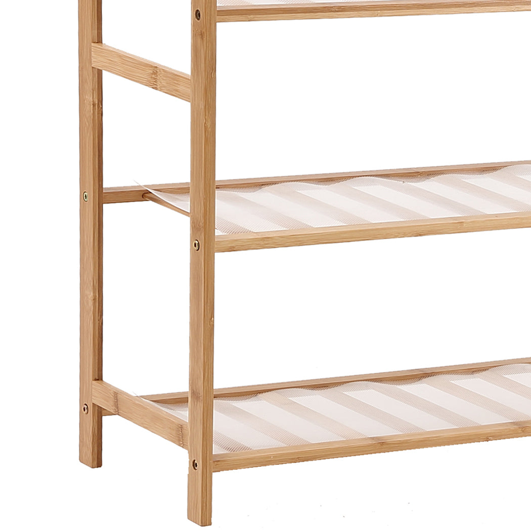 Shoe Rack Bamboo Storage Wooden