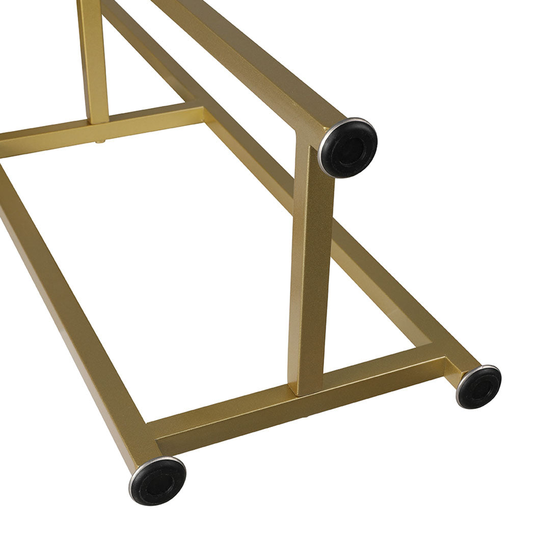 Plant Stand Outdoor Indoor Flower Gold Large