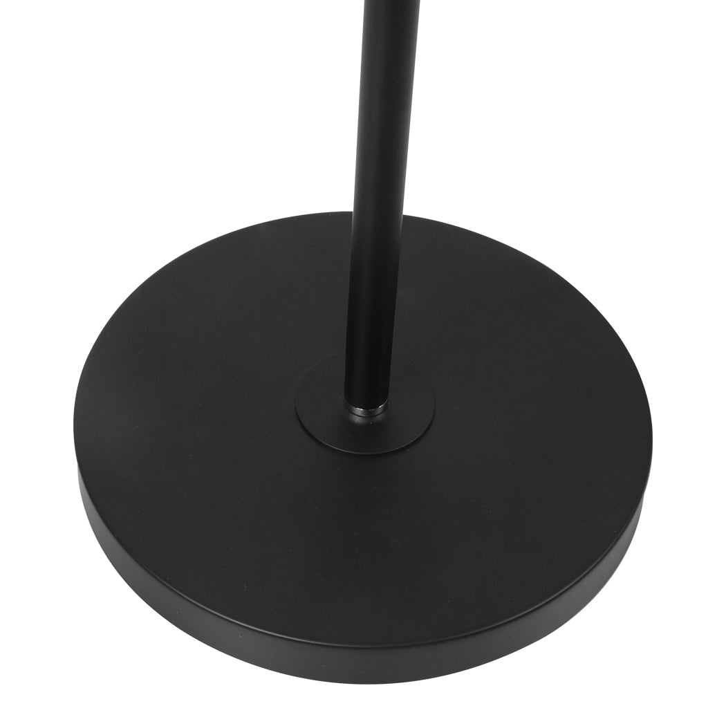 Modern Black LED Floor Lamp Stylish Reading Light Stand
