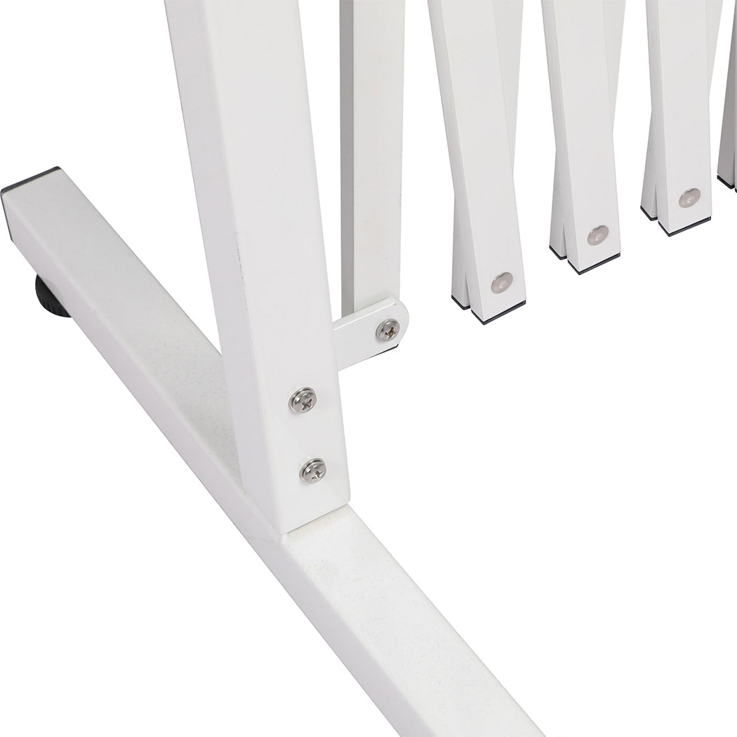 Pet Baby Safety Fence Security Gate Barrier Indoor Outdoor White | White colour - photo 14
