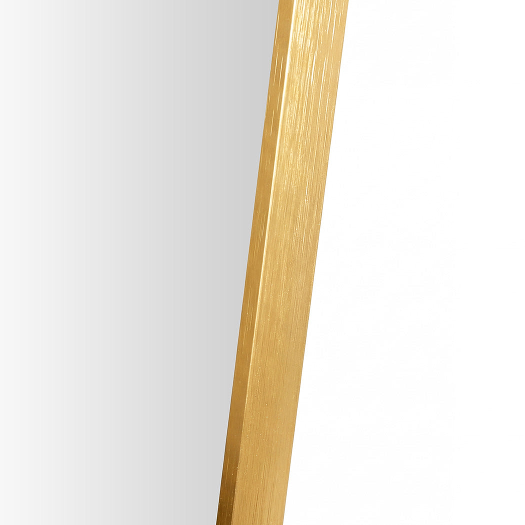 Full Length Mirror 165x60cm Gold Floor Standing | Simpledeals