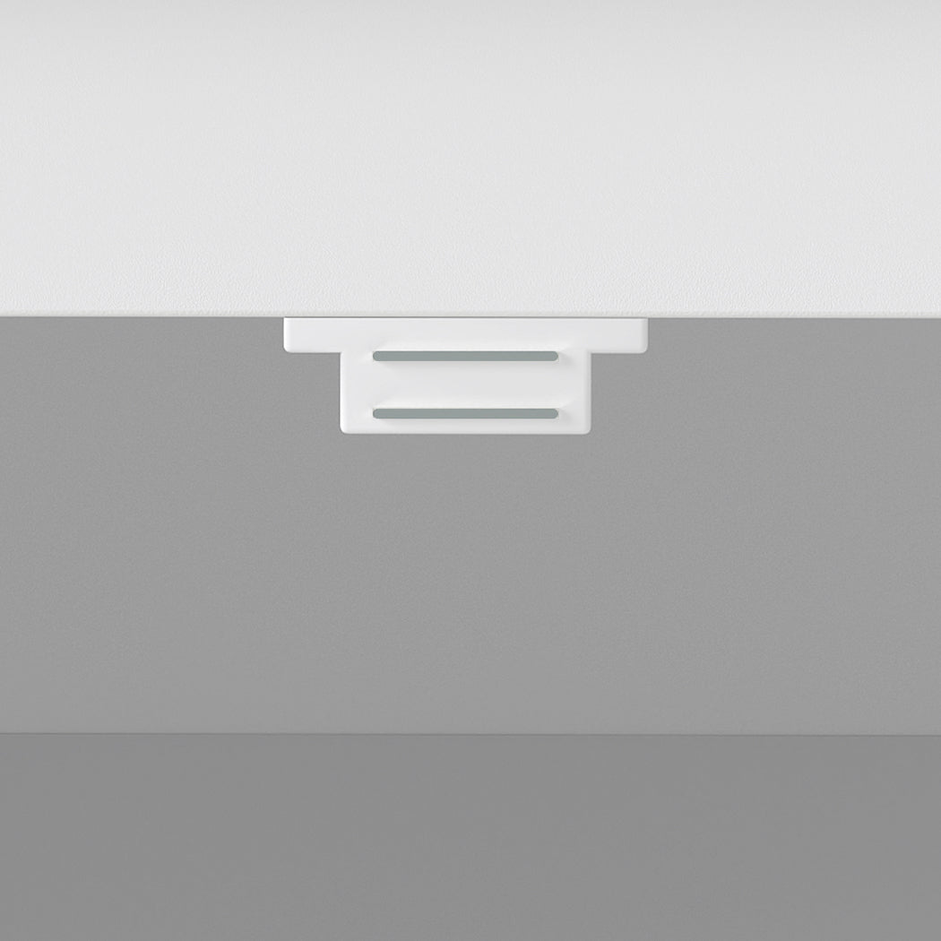 Shoe Cabinet White Storage 78x37x116cm