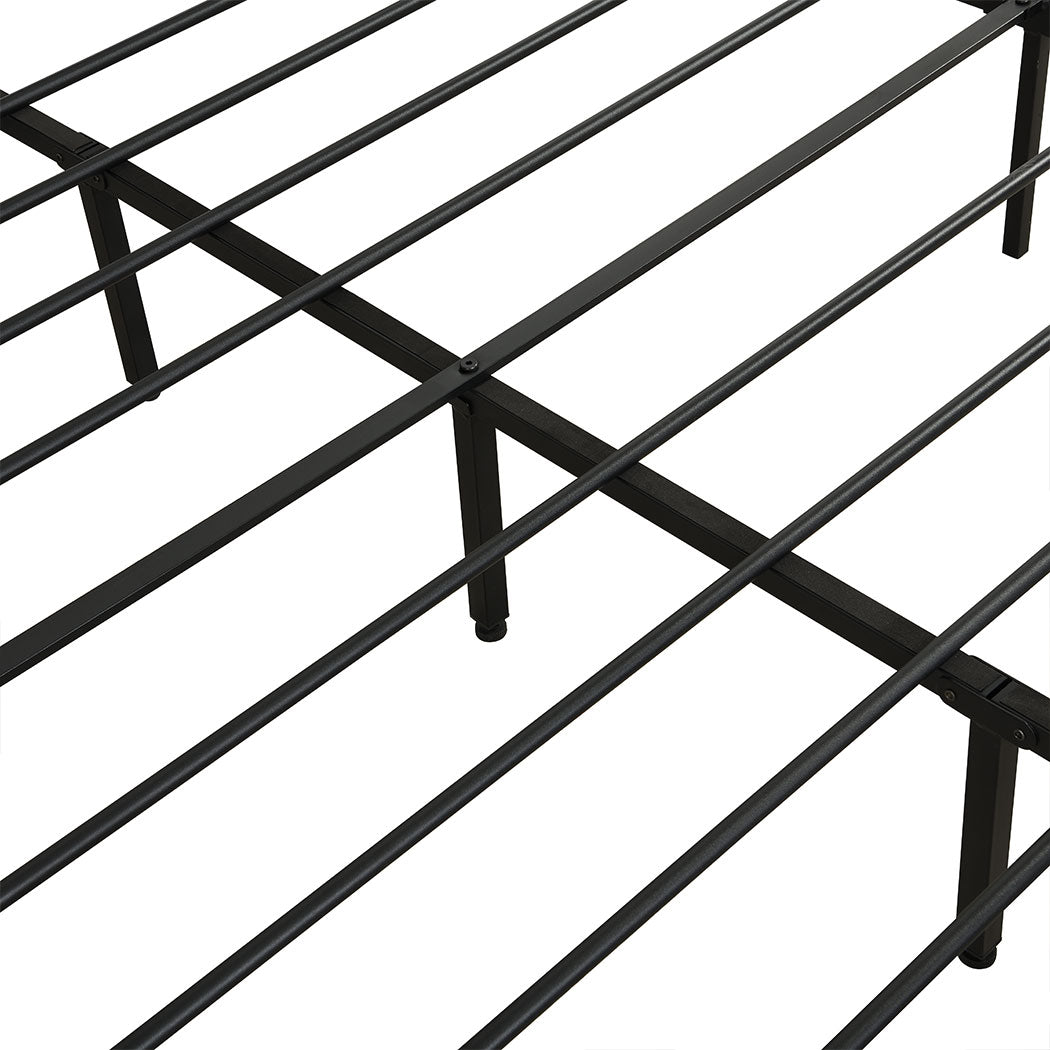 Queen - Queen Metal Bed Frame With Sturdy Support