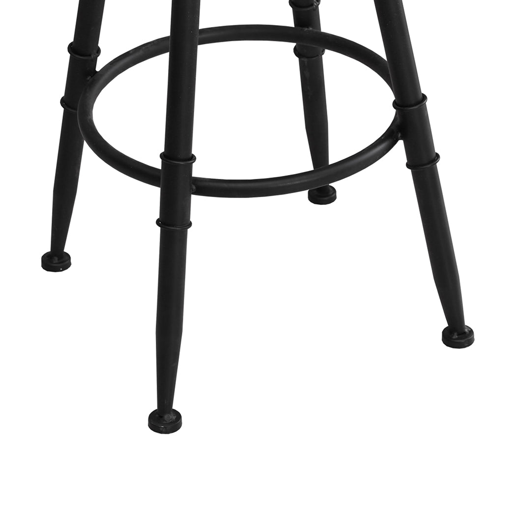 2x Industrial Bar Stools - Kitchen, Rustic Stool Stool Barstool