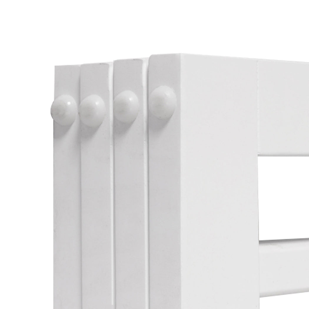 Wooden Pet Gate Dog Fence Safety White