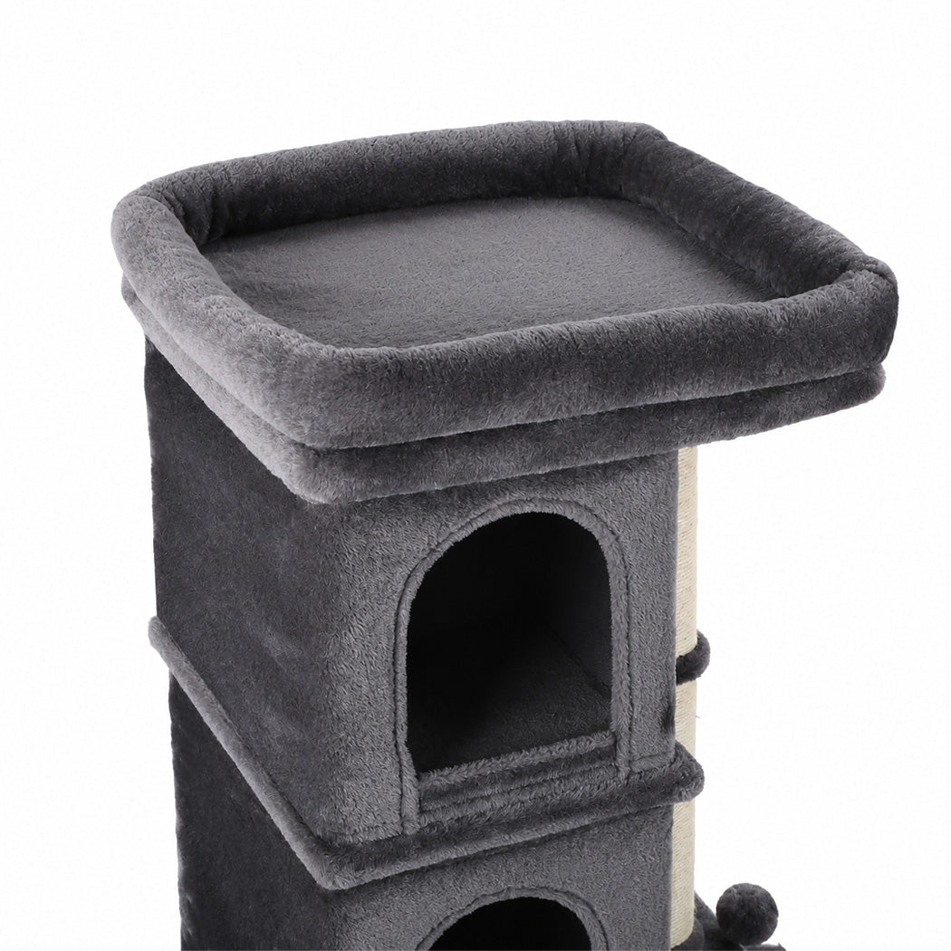Cat Tree Tower Dark Grey 47x43cm