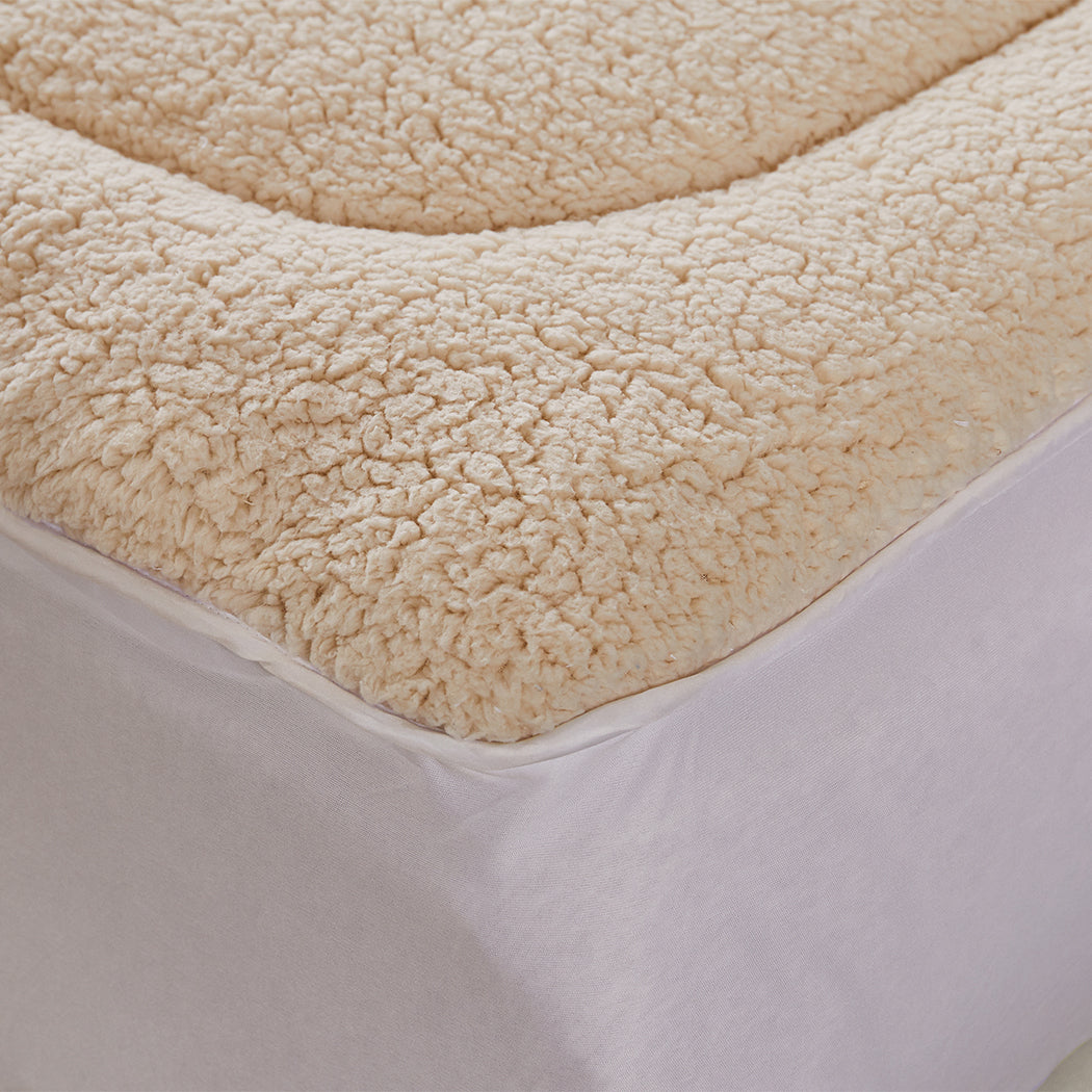 Mattress Topper 100% Wool Underlay Double