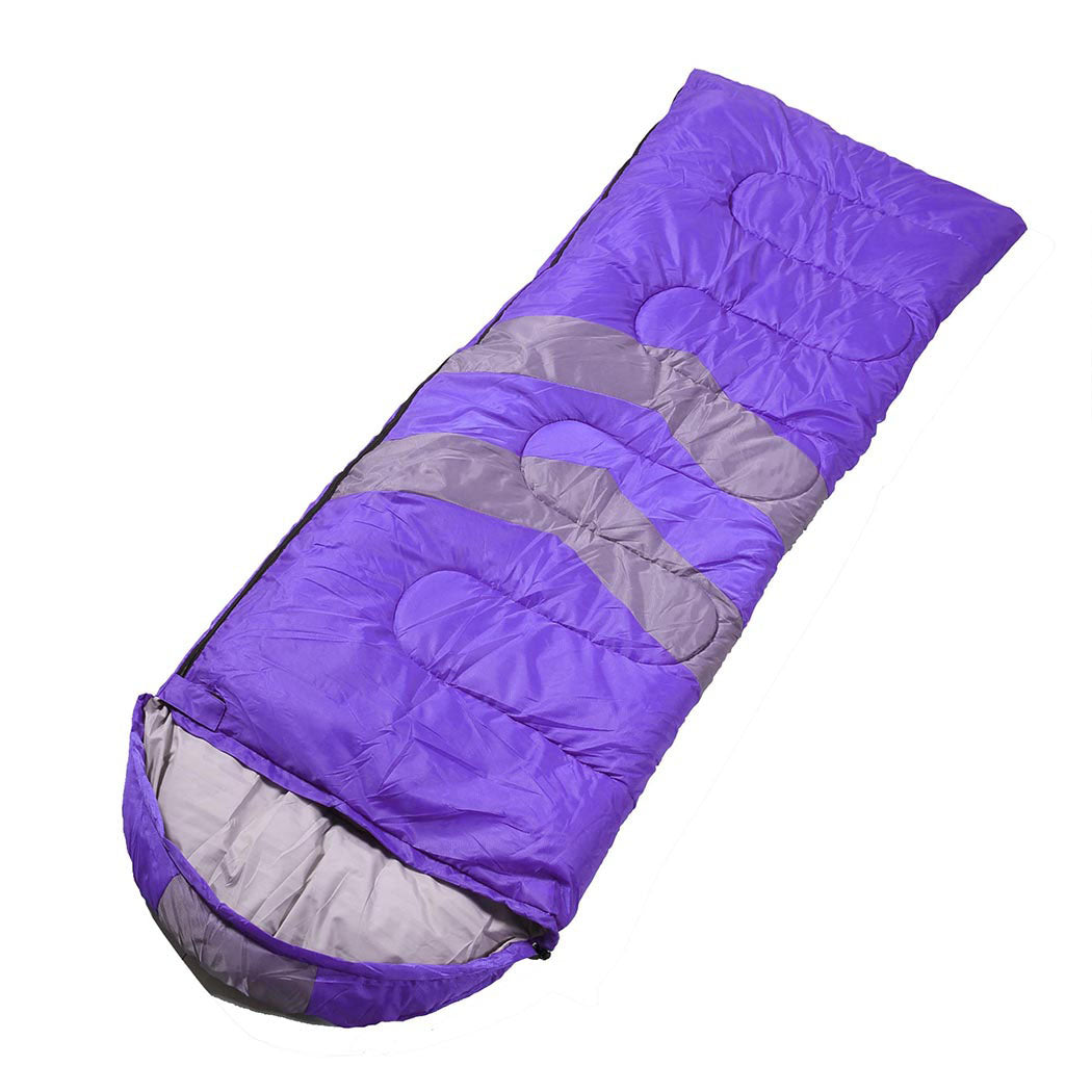 Single Sleeping Bag Bags Outdoor Purple