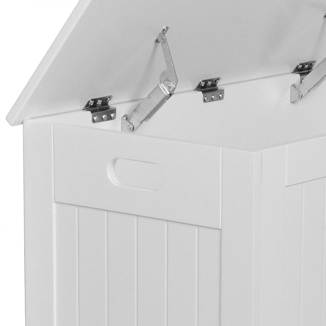 Kids Toy Box Storage Chest Cabinet White
