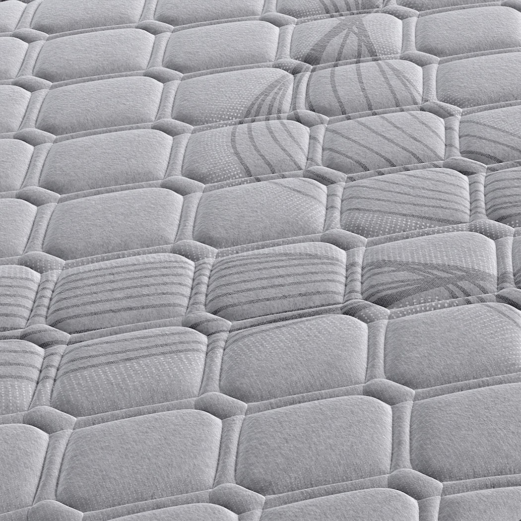 22cm Thick Zoned Support with High-Density Foam Mattress