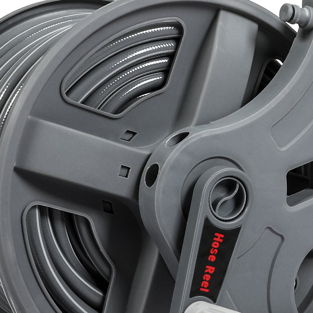 Portable Hose Reel 45M Grey 11x15cm