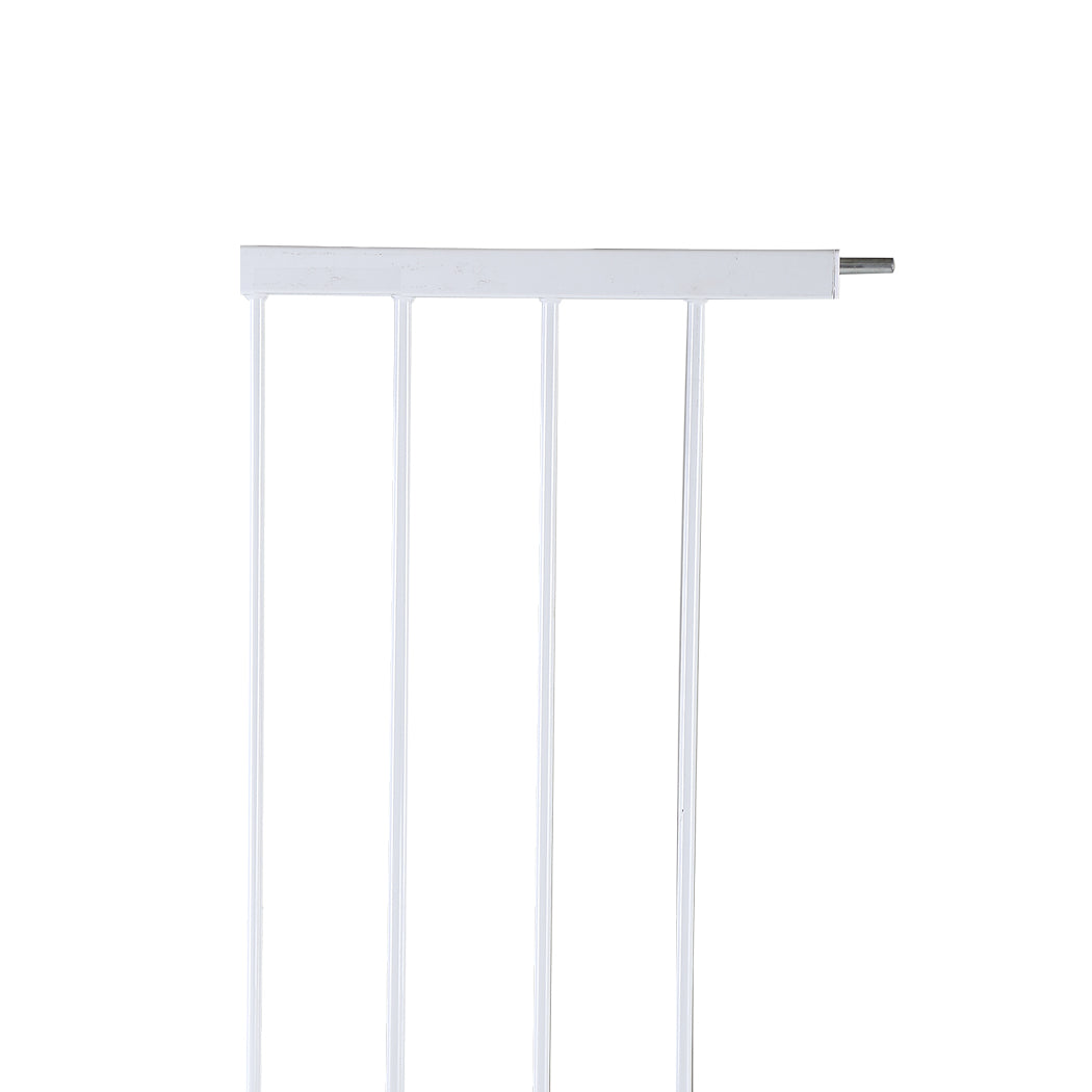 Baby Kids Pet Safety Security Gate Stair Barrier Doors Extension Panels Black and White