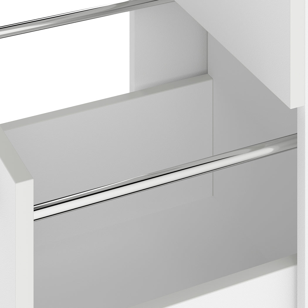 File Cabinet 3 Drawer White 41x41x103cm