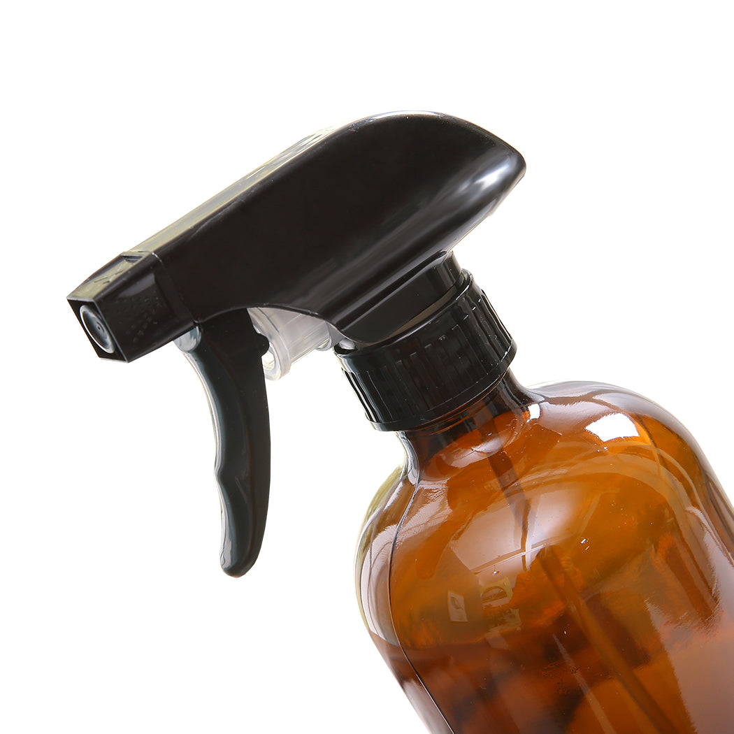 6x 500ml Amber Glass Spray Bottles Trigger | SC2 id