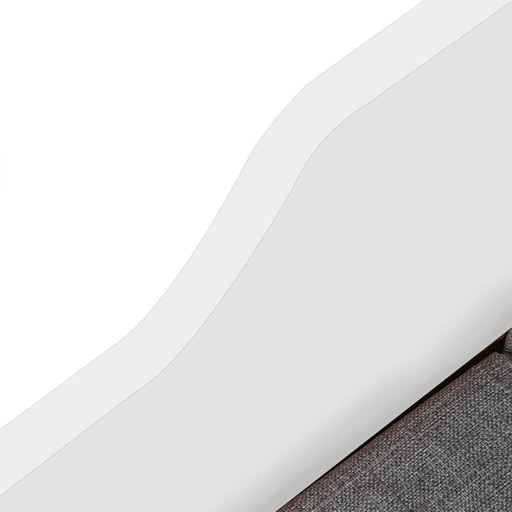 Kids Bookcase Toys Box Shelf White