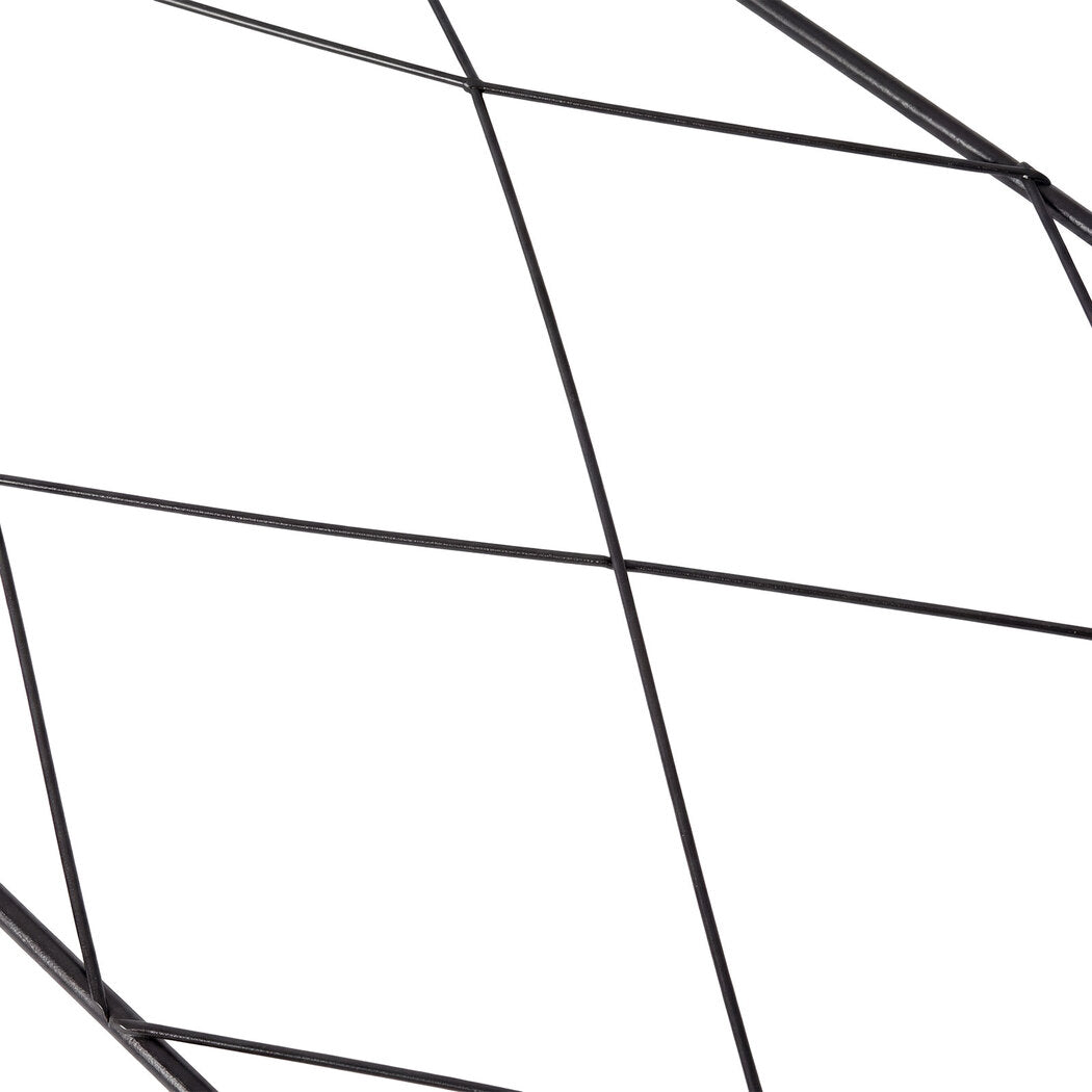 Garden Fence Panel Steel Black 55x0.55x40cm