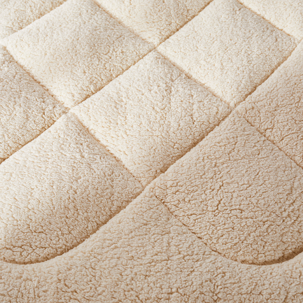Mattress Topper 100% Wool Underlay Double