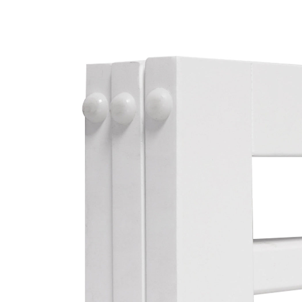 Wooden Pet Gate Dog Fence Safety - White