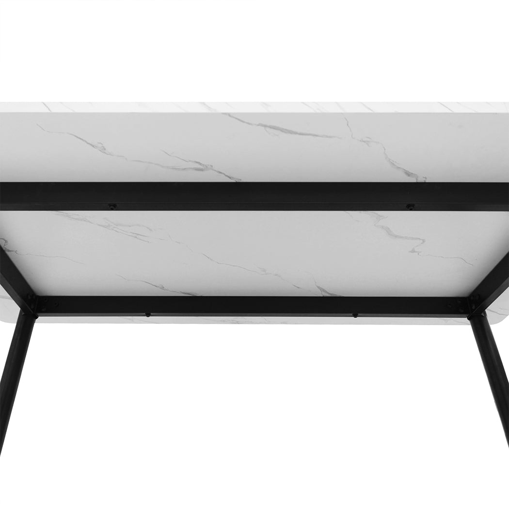 Minimalist Steel Dining Table 4-6 Seater 150cm  Premium Quality Build