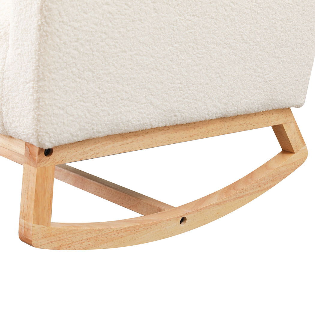 Stylish Rocking Chair Ottoman Footrest With Side Pocket  Comfortable, id11&12 - photo 7
