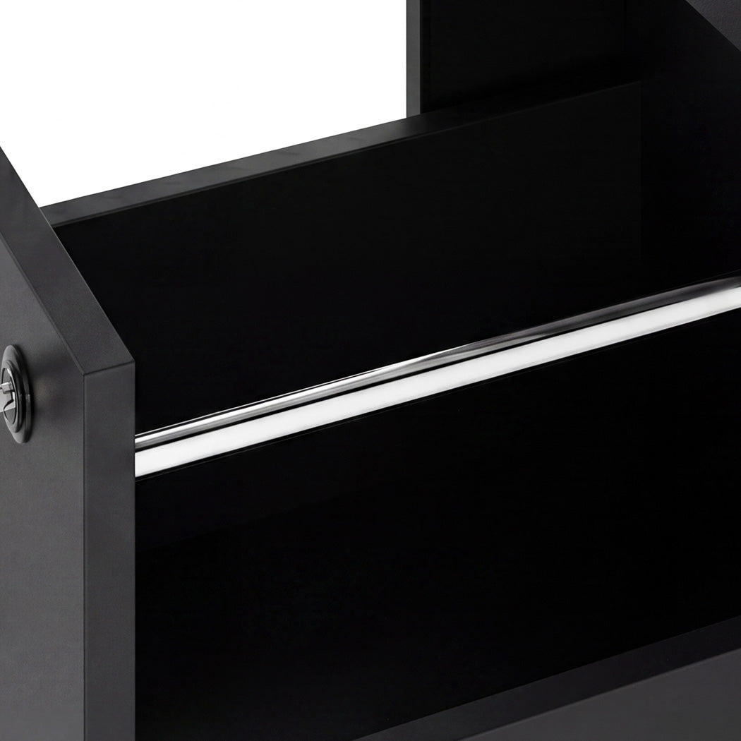 3 Drawer Lockable File Cabinet Home Office | Simpledeals