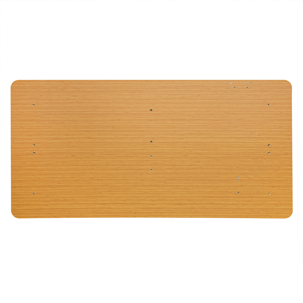 Premium Desktop For Motorised Adjustable Black 140X70CM Natural