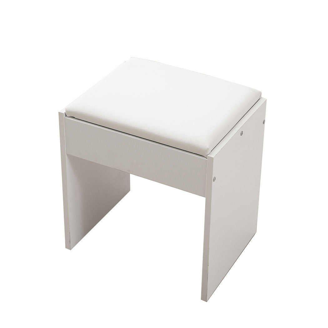 Dressing Table Set with Mirror Stylish Makeup Vanity Organizer