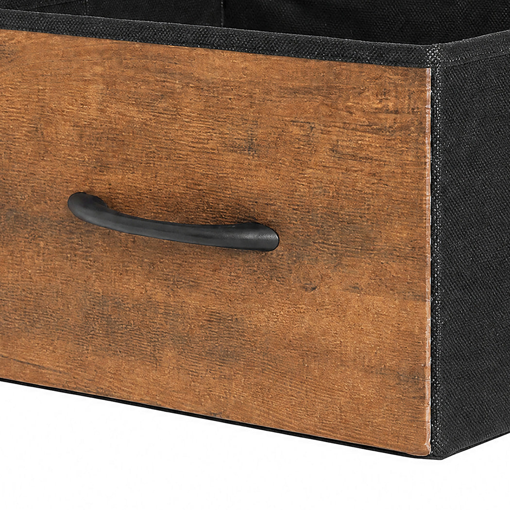 Black Bookshelf Storage Unit 100x23x141.5cm