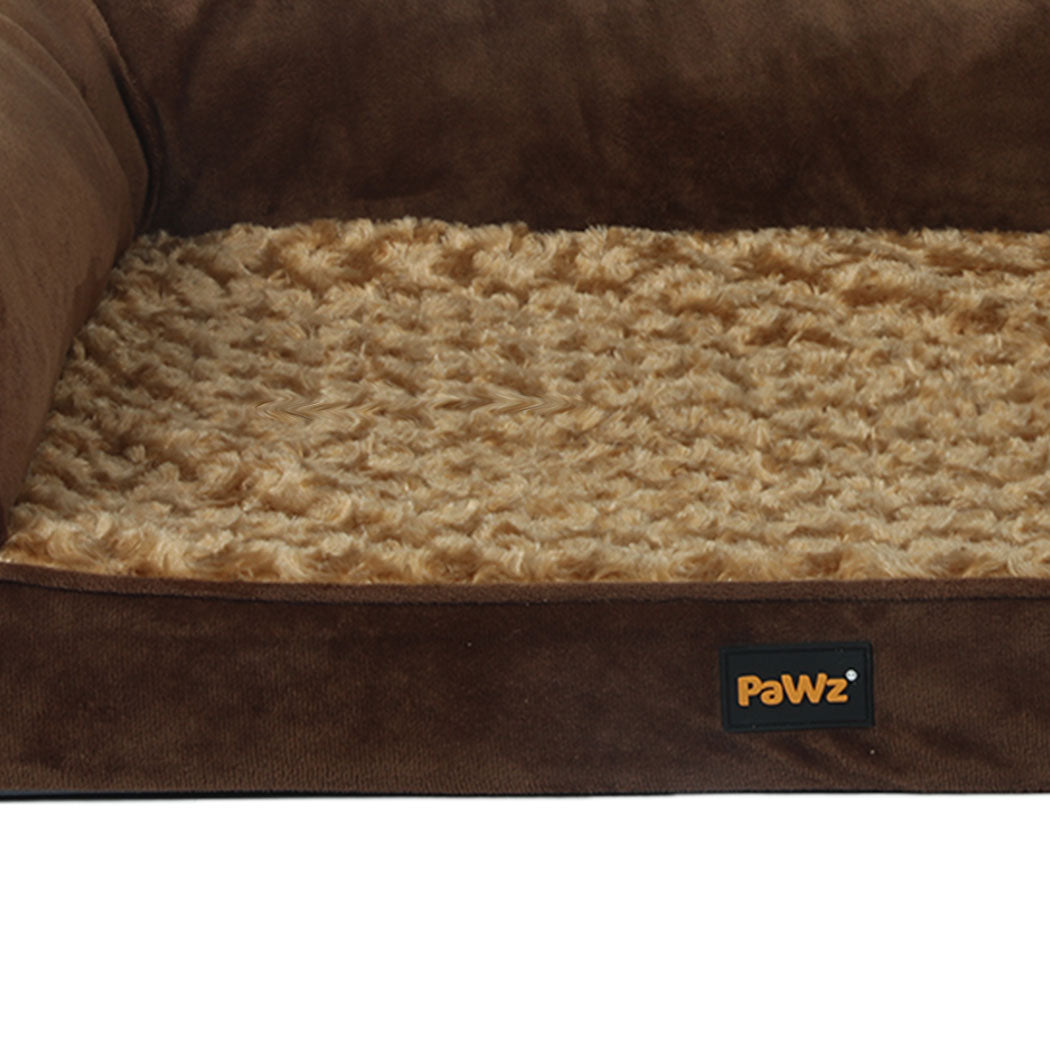 Pet Bed Sofa Dog Bedding Soft Warm XL Blue X-Large