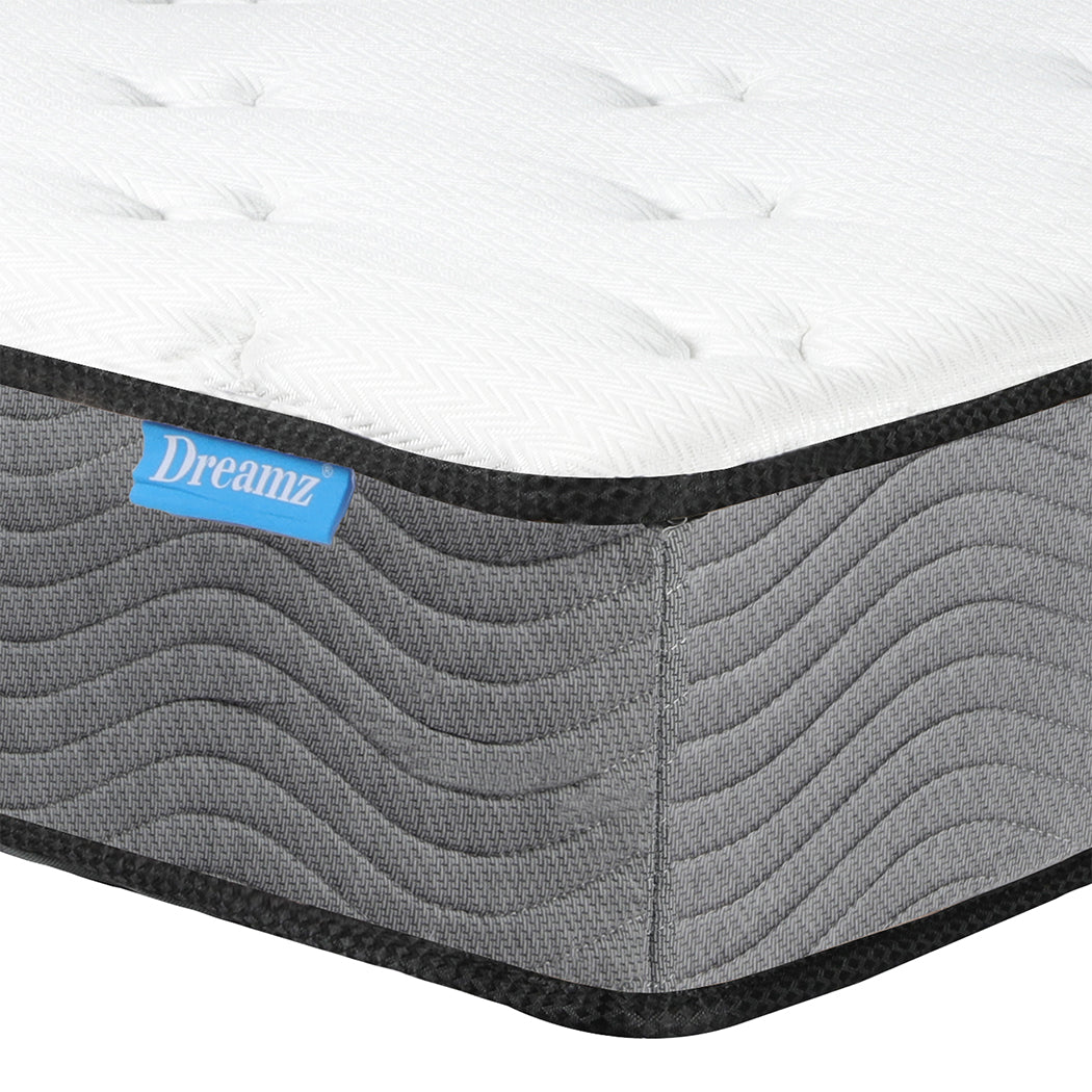 Spring Mattress Pocket Bed Top King Single