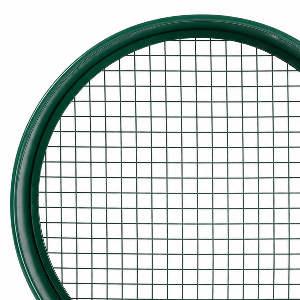 Garden Sieve Set Green Metal 31.2x7.2cm