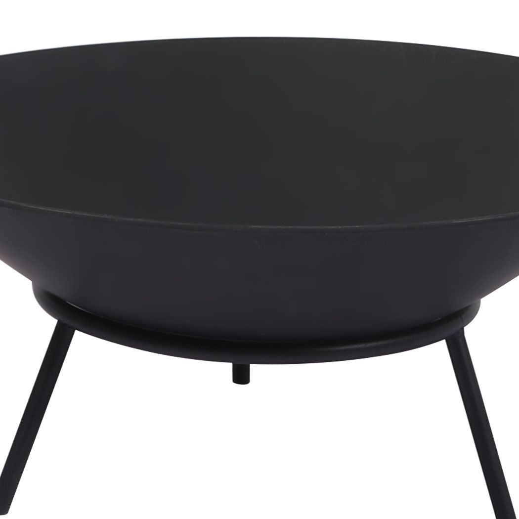 2IN1 Steel Fire Pit Bowl Firepit