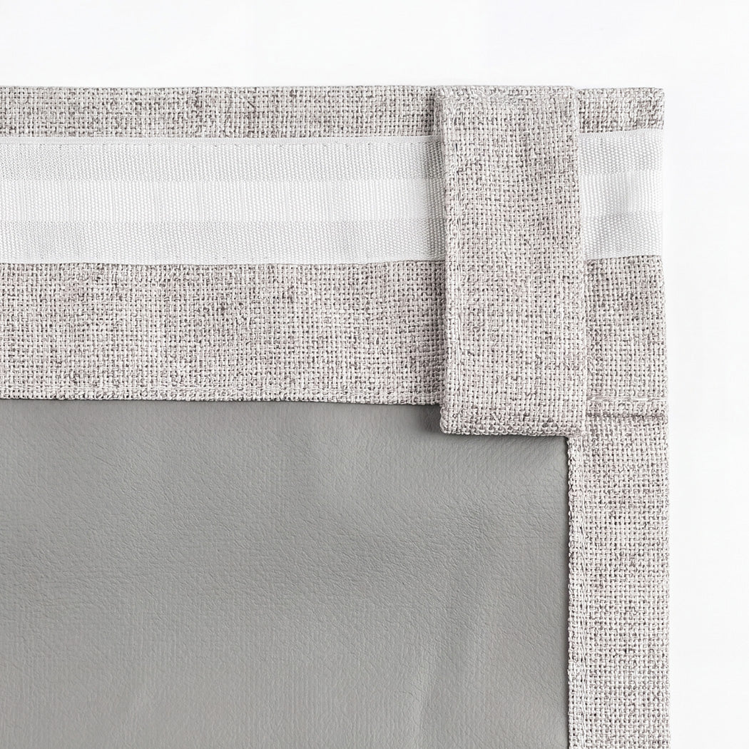 Blackout Curtains Thermal Linen 2-Panel | Simpledeals