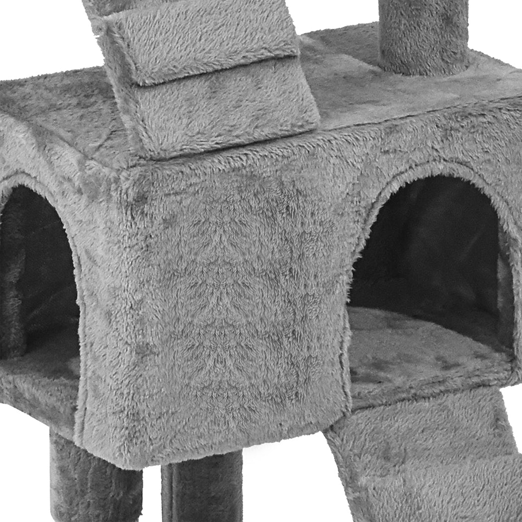 Cat Tree Scratching Post Scratcher Grey
