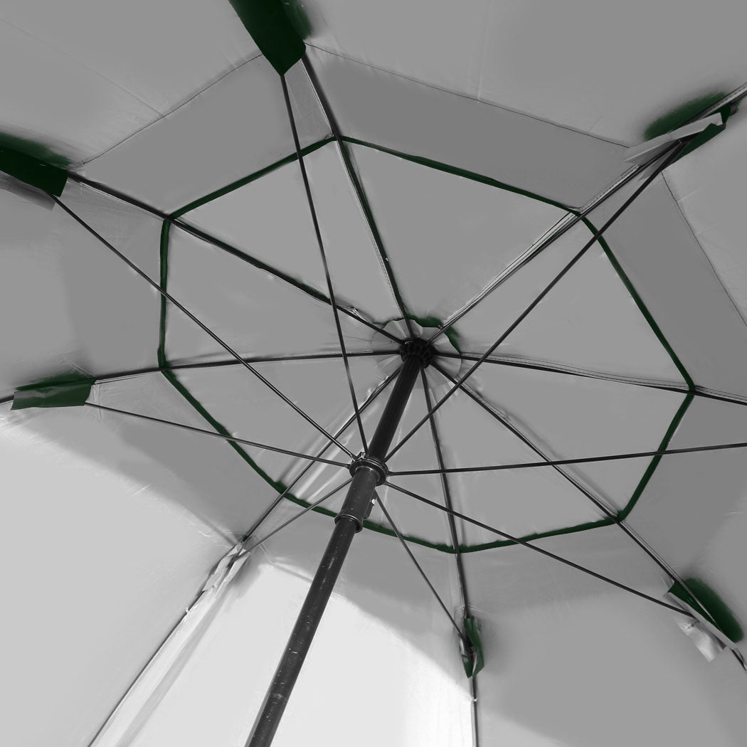 Beach Umbrella Outdoor Umbrellas Green 2.13M | SC4 id