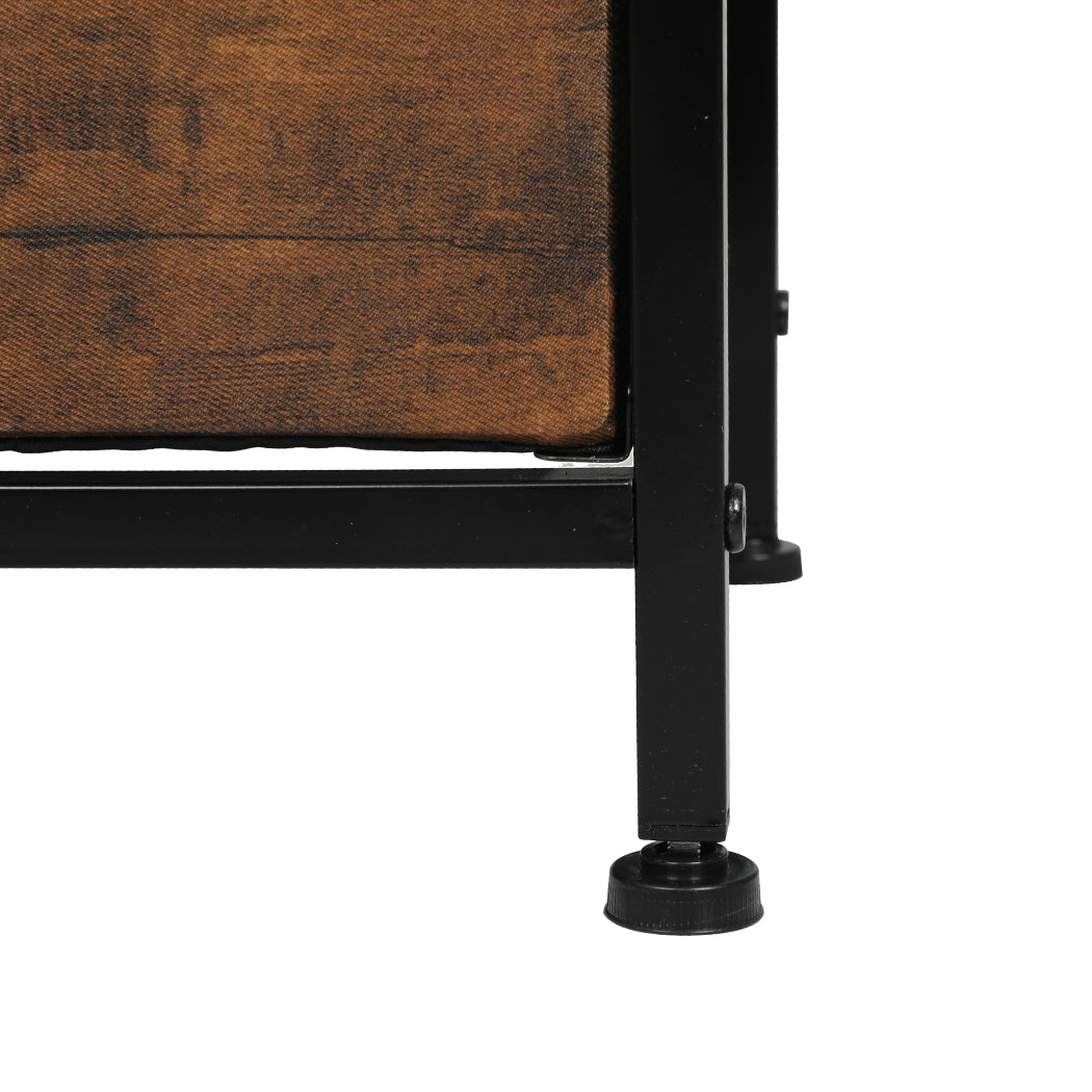 Storage Cabinet Tower Brown 100x30x99cm