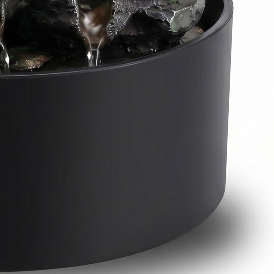Tabletop Water Fountain LED Light 3 Flow Levels | Simpledeal