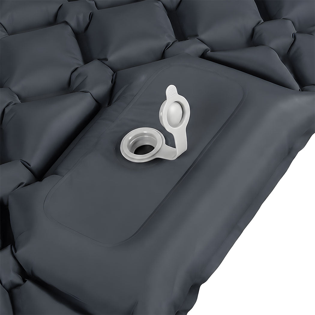 Camping Mattress Double Wide Grey 195x125x12.5cm