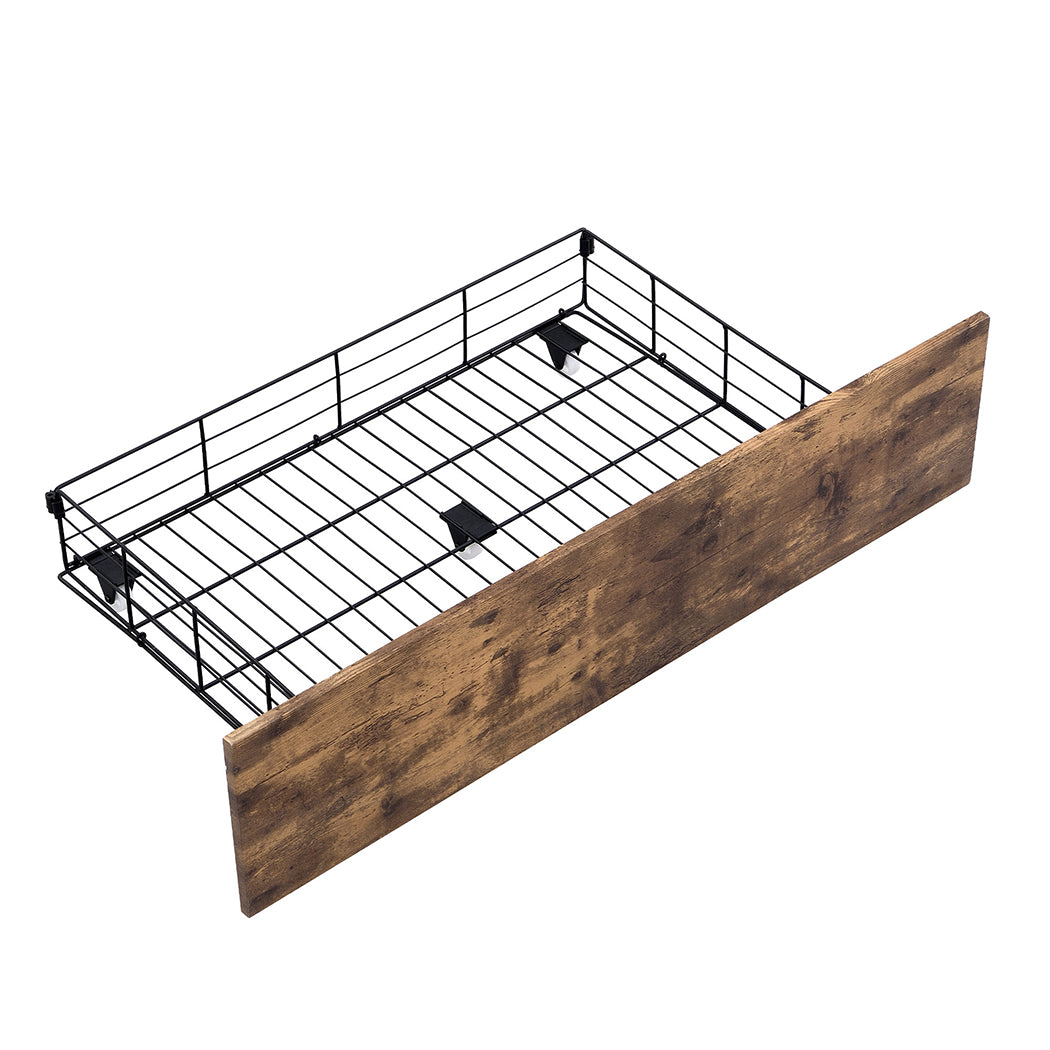 4 Drawers(only) For Double/Queen Bed Frame For Storage Metal And Wood