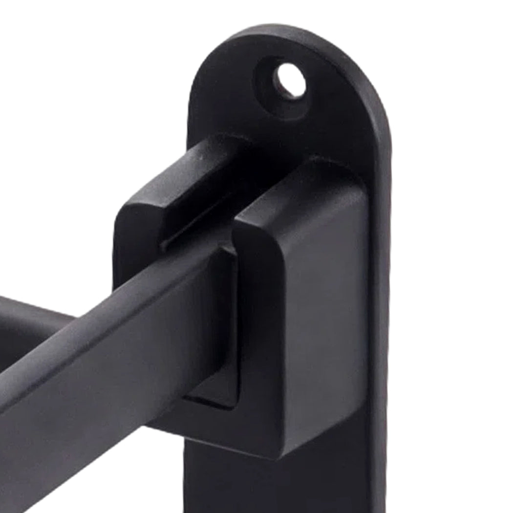 Double Towel Rack Wall Mounted Matte Black | Simpledeals