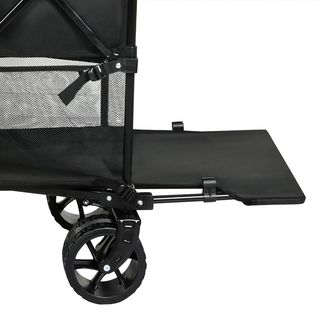 Folding Wagon Cart Double Layer 132x107x56.5cm