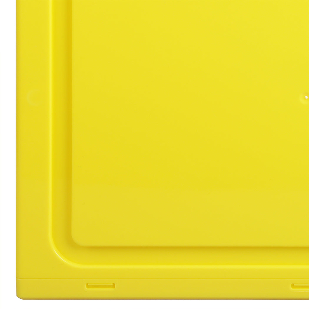 Sneaker Display Case Clear Yellow 35.5x26x21cm