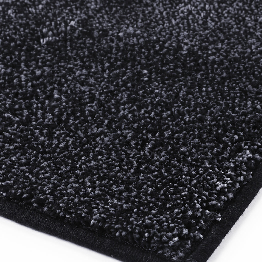 Grey Non Slip Door Mat 80x50cm