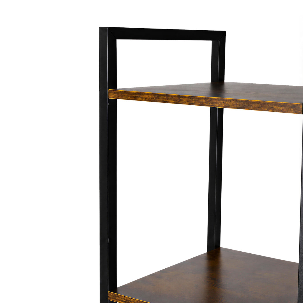6 Tier Tall Bookshelf Industrial Bookcase | Simpledeals