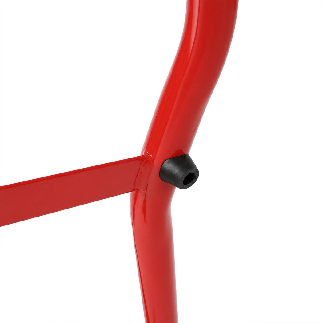 Motorcycle Stand Heavy Duty Red 81x51x37cm