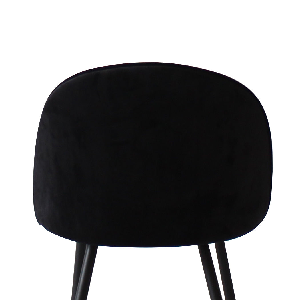 Versatile 4x Dining Chairs Kitchen Cafe Black  Wood Finish Classic