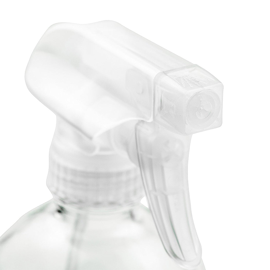 6x 500ml Clear Glass Spray Bottles Trigger