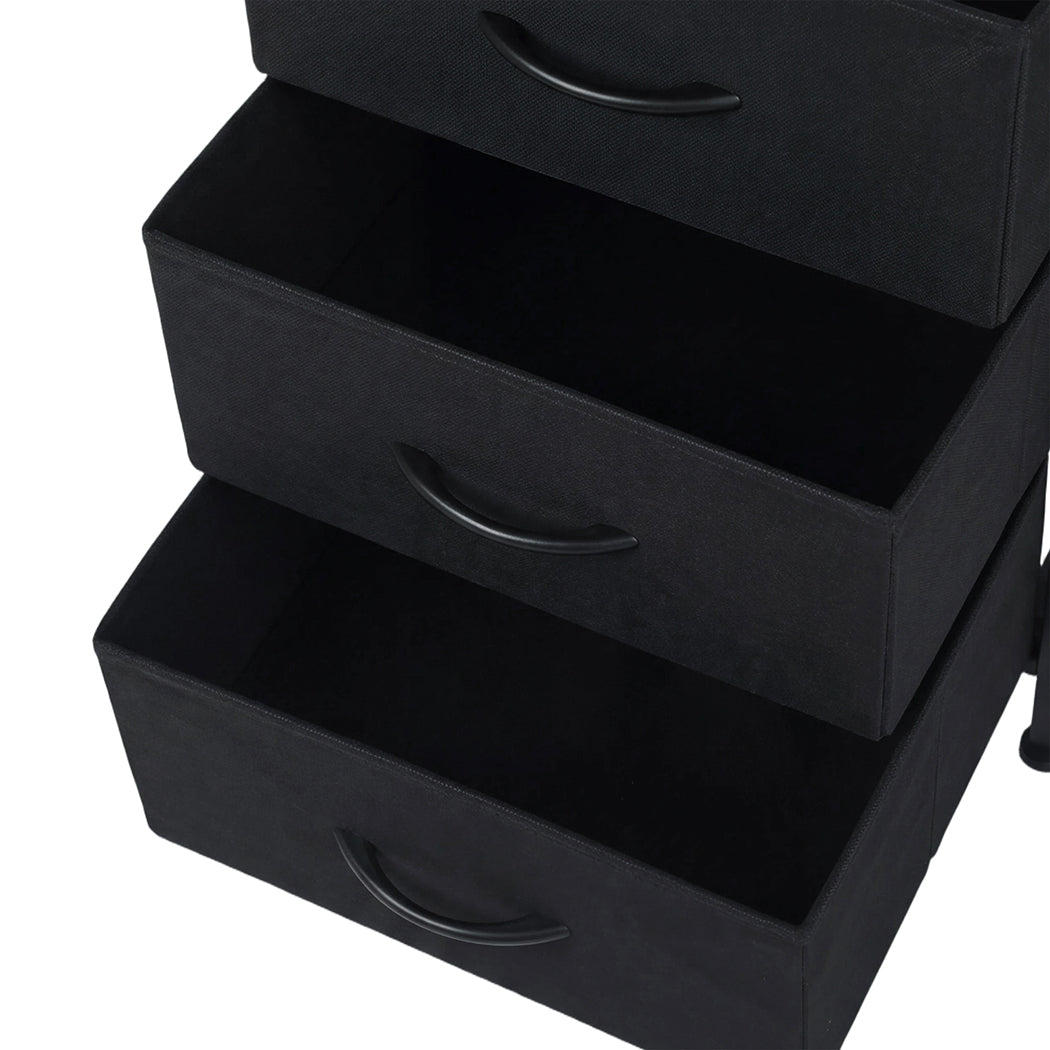 Bedside Table With Charging Station 41x30x115cm