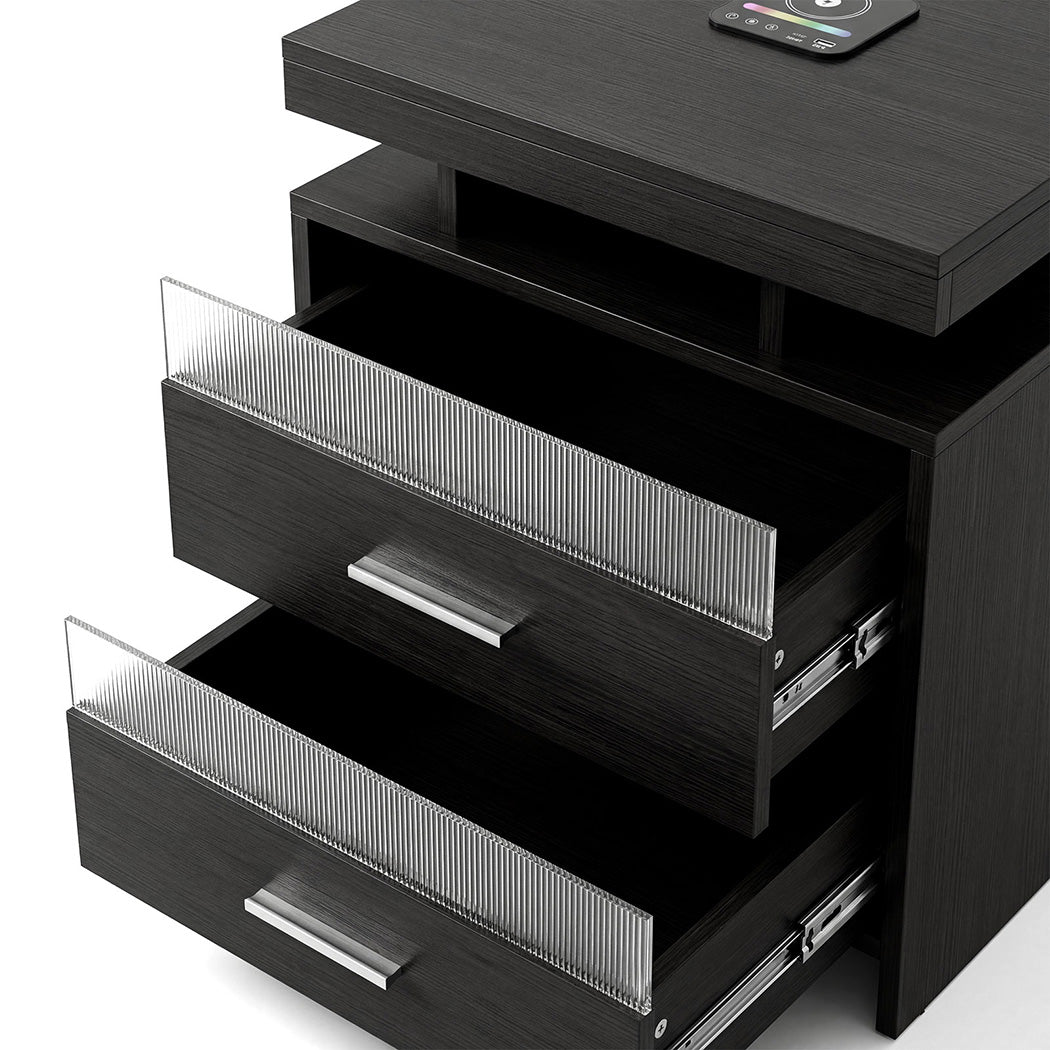 Smart Bedside Table Charging Station 45x40x60cm