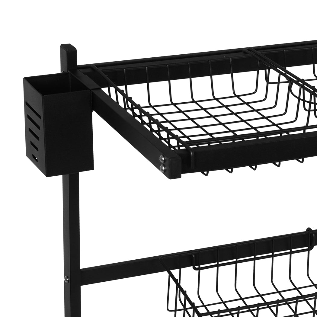 Steel finish - Dish Drying Rack Over Sink Steel 85 CM